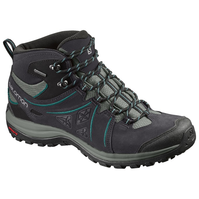 Chaussures De Randonnée Salomon Femme Noir - Salomon ELLIPSE 2 MID LTR GTX® W - France (5628-EJUZD)